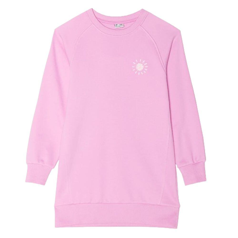 CAMISOLA SEM CAPUZ MENINA Algodão OVERSIZE 4F TSWSF0946. Light pink 4/4