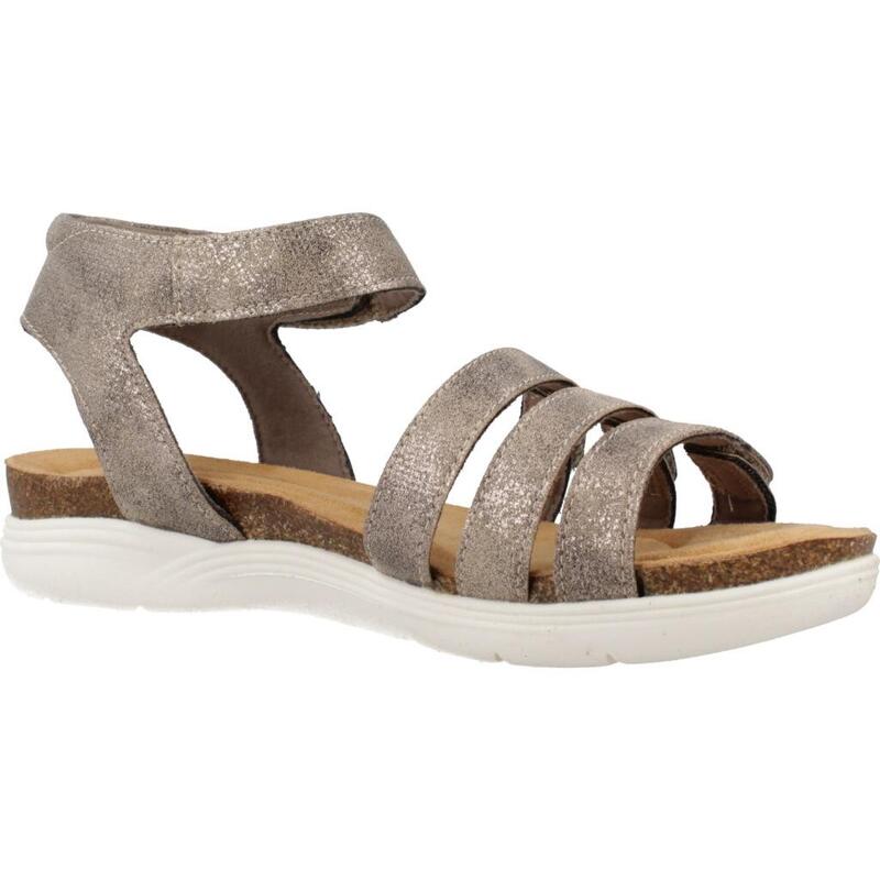 Sandalias Mujer Clarks April Dove Plata