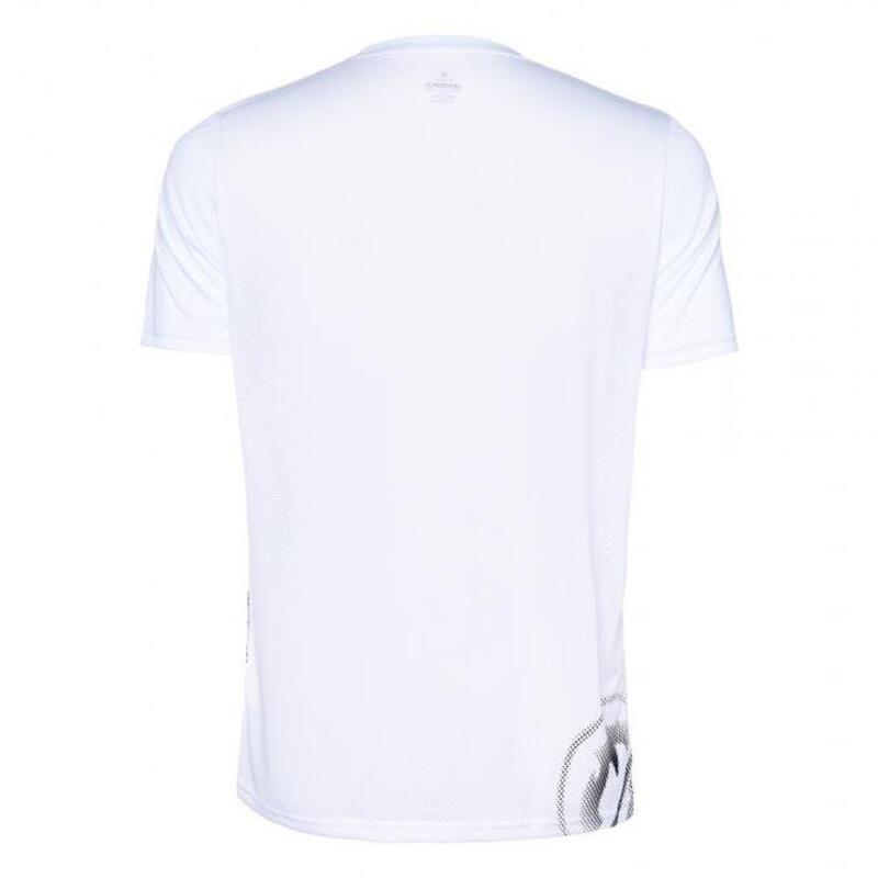 T-shirt de padel manga curta técnica Homem J´HAYBER ESTRAP. Branco