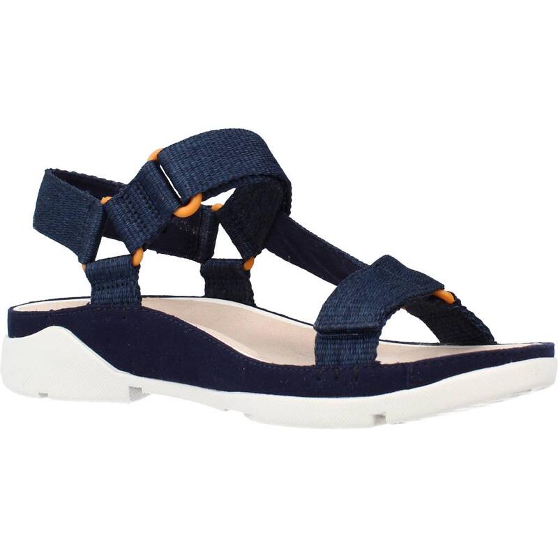 Sandalias Mujer Clarks Tri Sporty Textile Azul