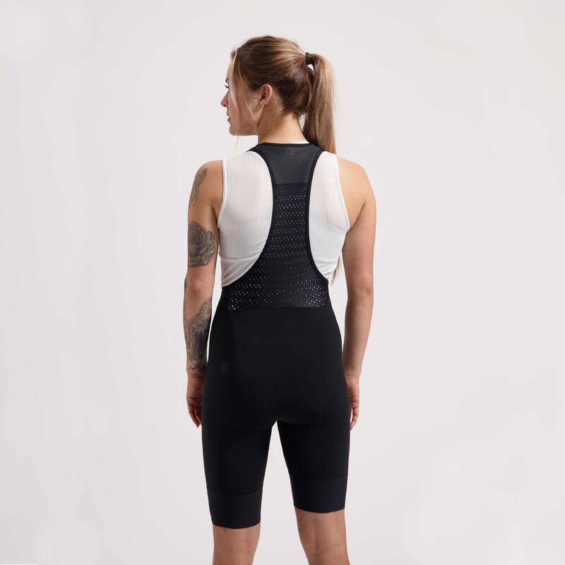 Korte Fietsbroek Met Bretels Dames  Signature