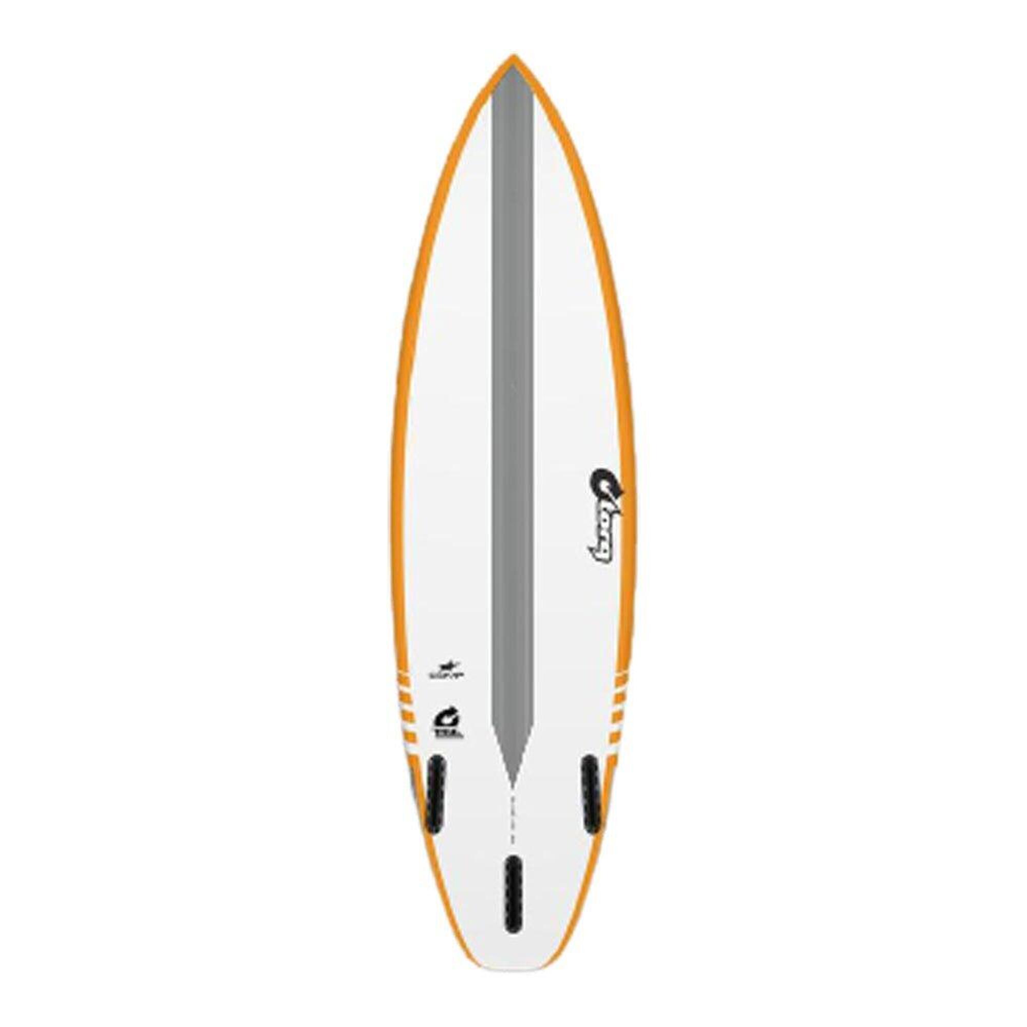 Planche de surf Shortboard Comp TEC Torq Orange/White 5'6
