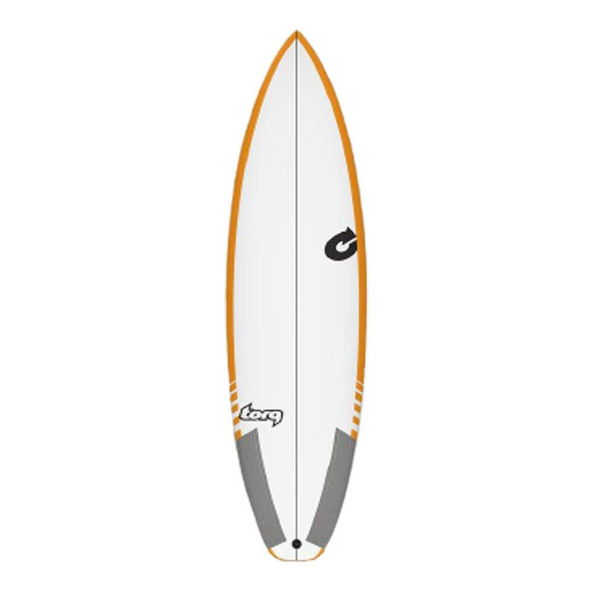 Surfplank Shortboard Comp TEC Torq Oranje/Wit 5'6