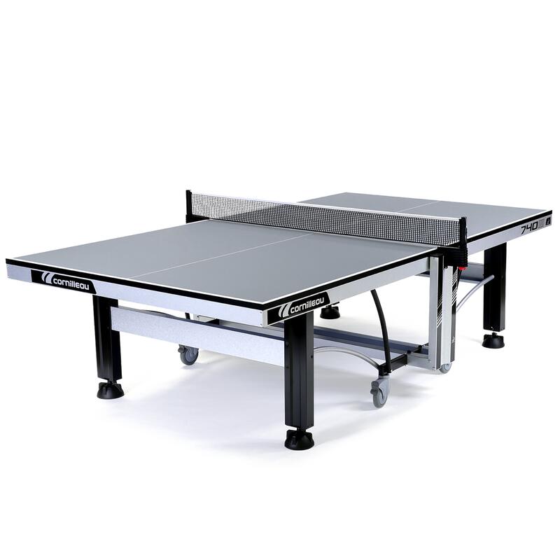 Table de tennis de table Compétition 740 ITTF indoor Grise