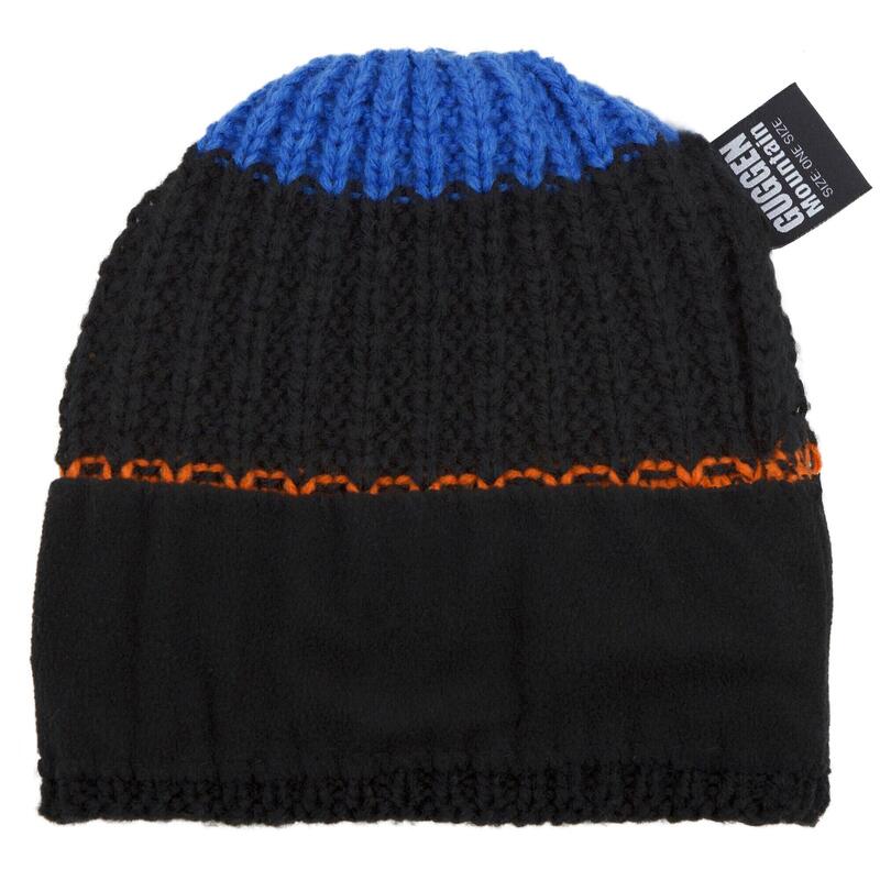 GUGGEN Mountain K109 muts Wintermuts met pompon en lichte fleece voering