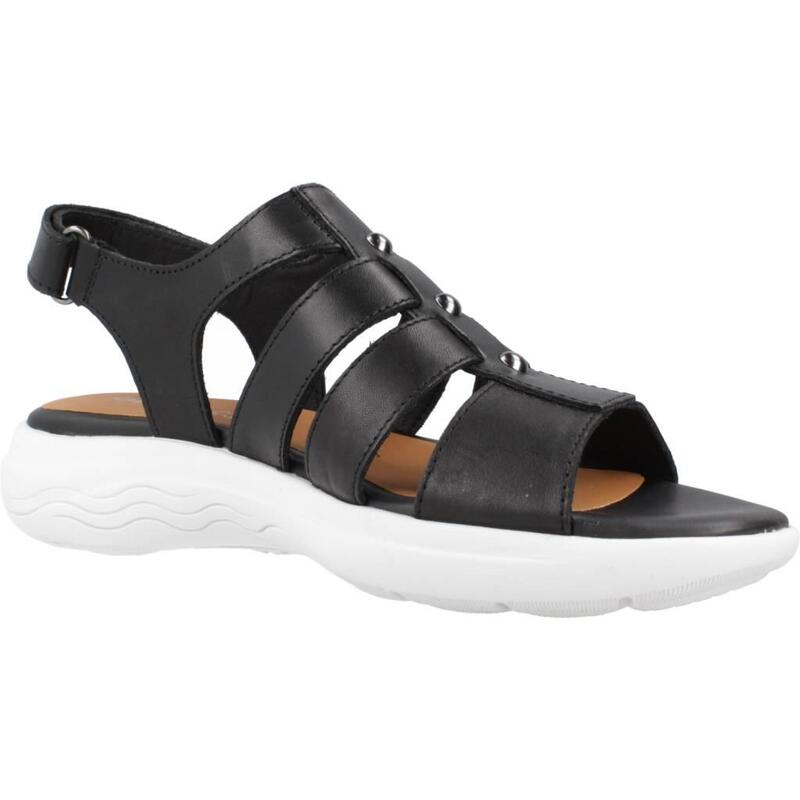 Sandalias Mujer Geox D Spherica Ec5w Negro