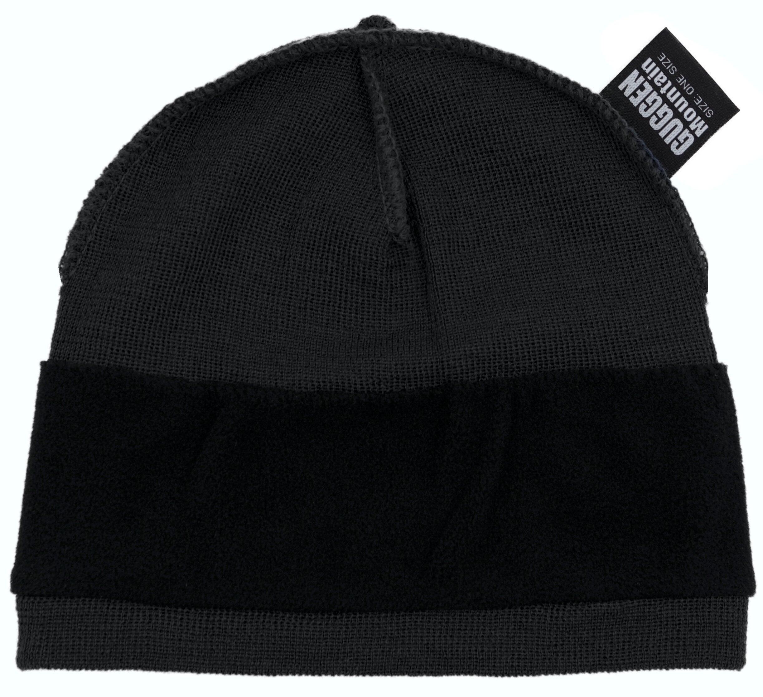 GUGGEN Mountain K901 Gorro de lana con forro polar ligero 3/7