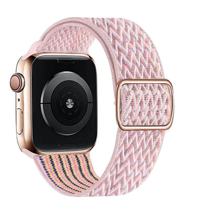 SWISSTEN Pulseira Swissten Nylon BandApple Watch 38-41mm pink