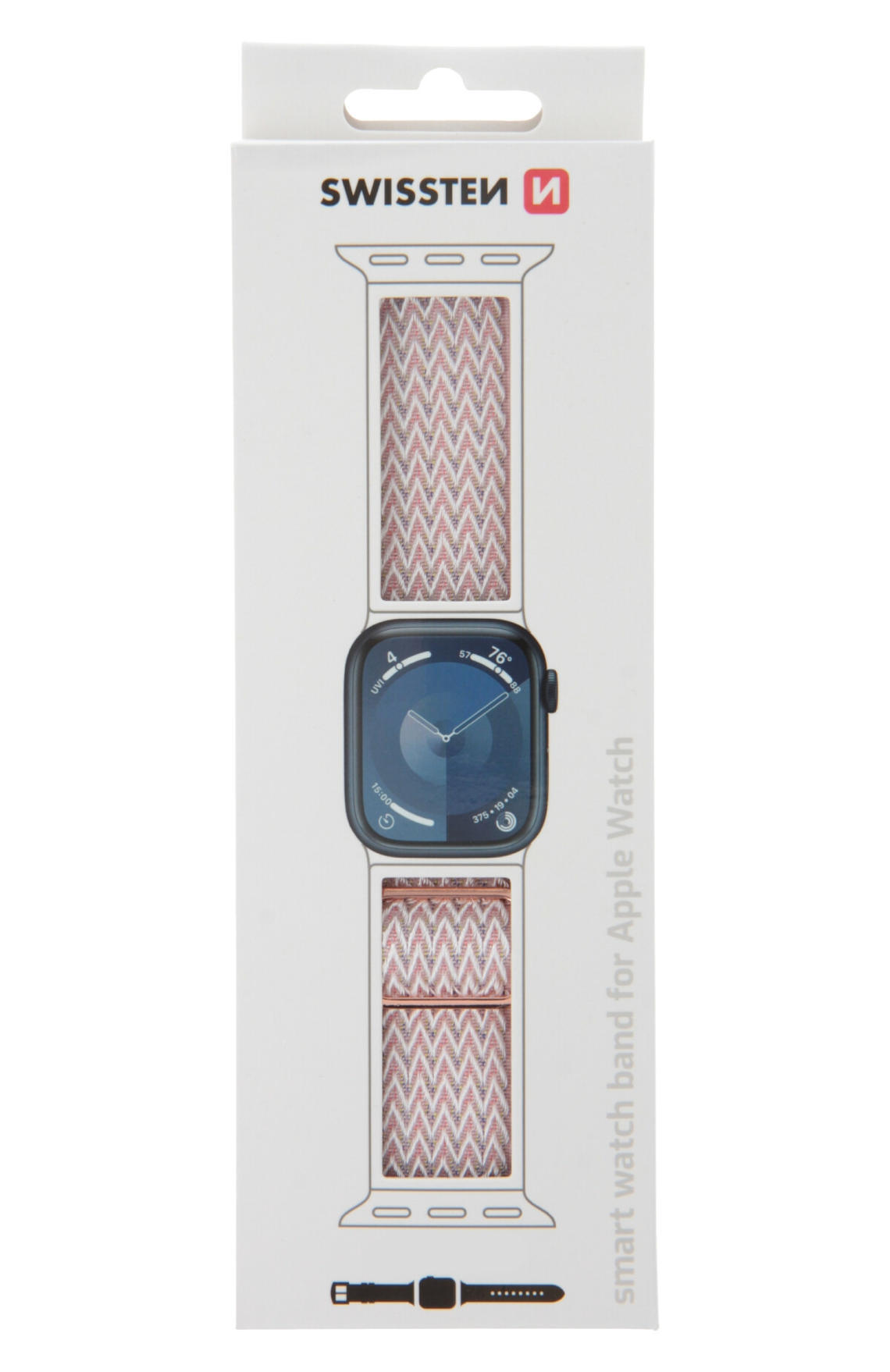 Pulseira Swissten Nylon BandApple Watch 38-41mm pink 2/2