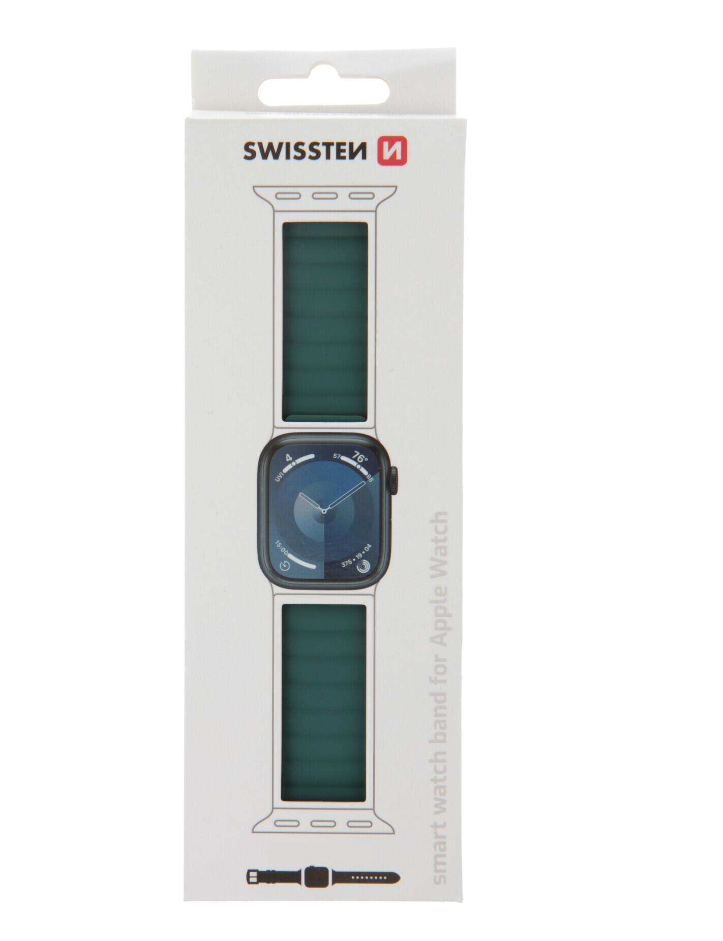 Pulseira Swissten Wave Magnetic Apple Watch 38-41mm green/grey 2/2