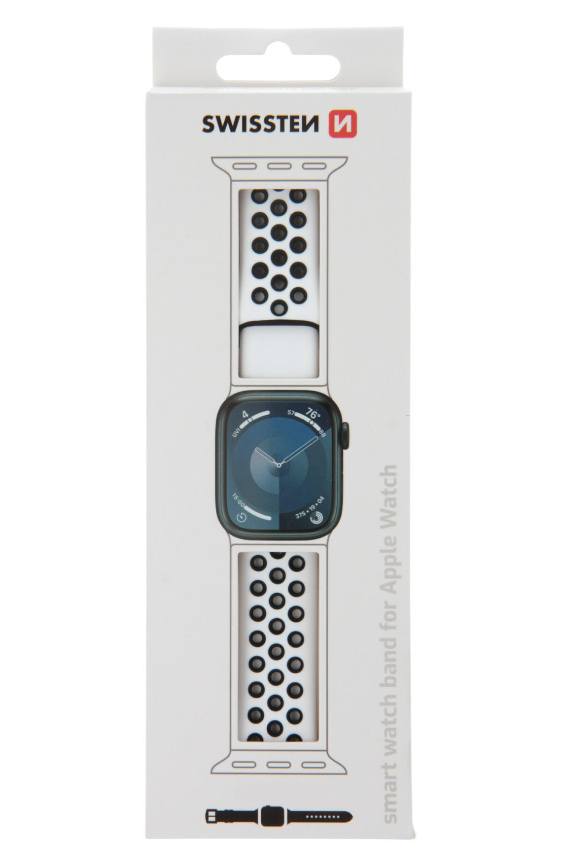 Pulseira Swissten Sport BandApple Watch 38-41mm plat/black 3/3