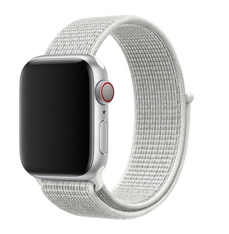 Pulseira swissten nylon velcro apple watch 38-41mm white