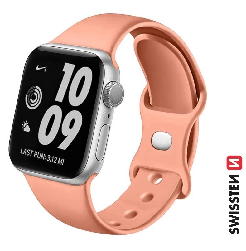 Pulseira Swissten Silicone BandApple Watch 38-41mm or. pink 3/3