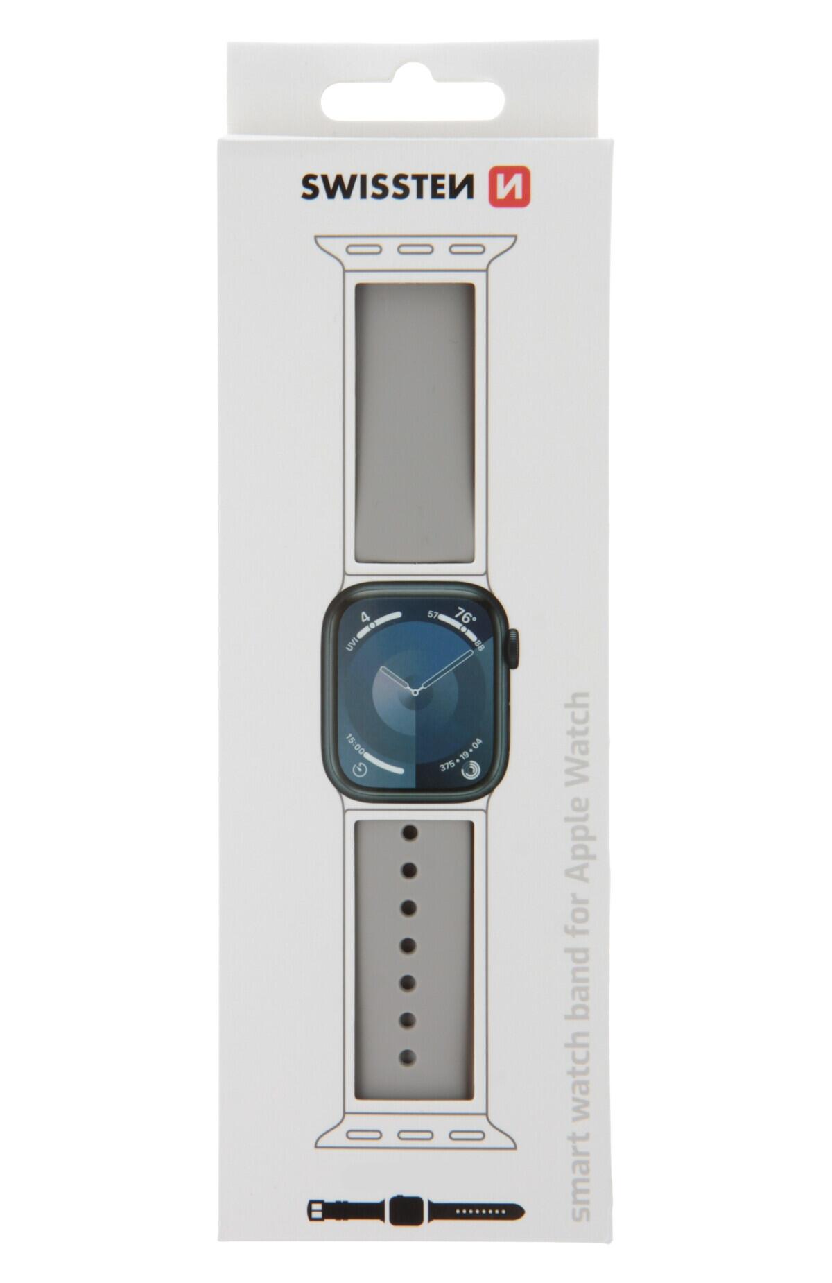 Pulseira Swissten Silicone BandApple Watch 38-41mm st. grey 3/3
