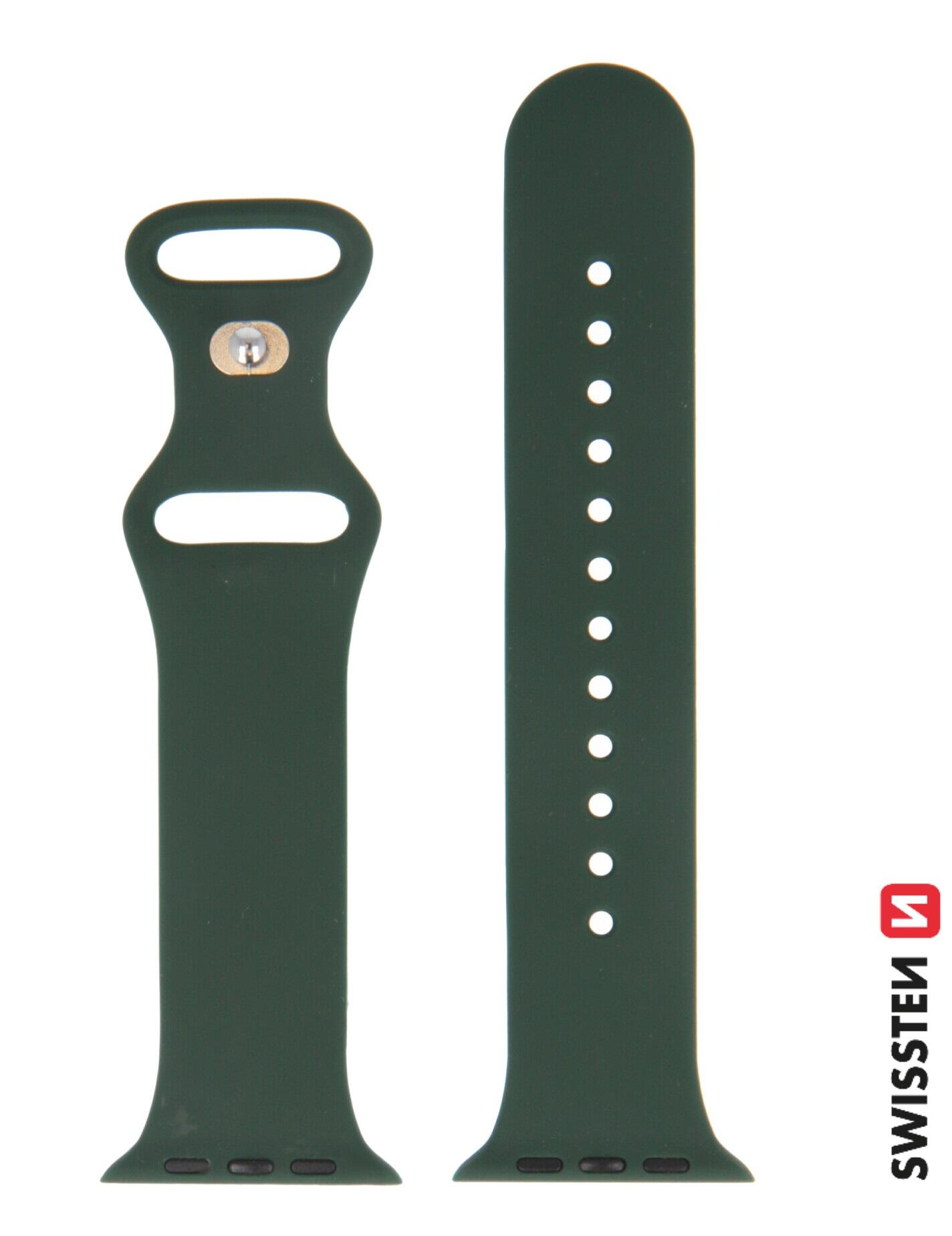 Pulseira Swissten Silicone BandApple Watch 38-41mm green 2/3