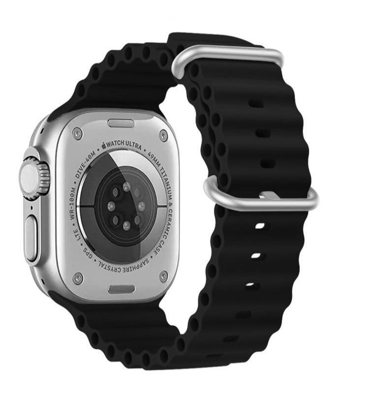 SWISSTEN Pulseira Swissten Wave BandApple Watch 42-49mm black