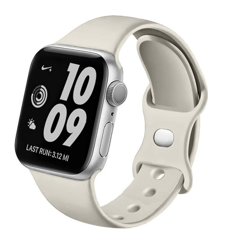 Pulseira swissten silicone bandapple watch 38-41mm st. Grey