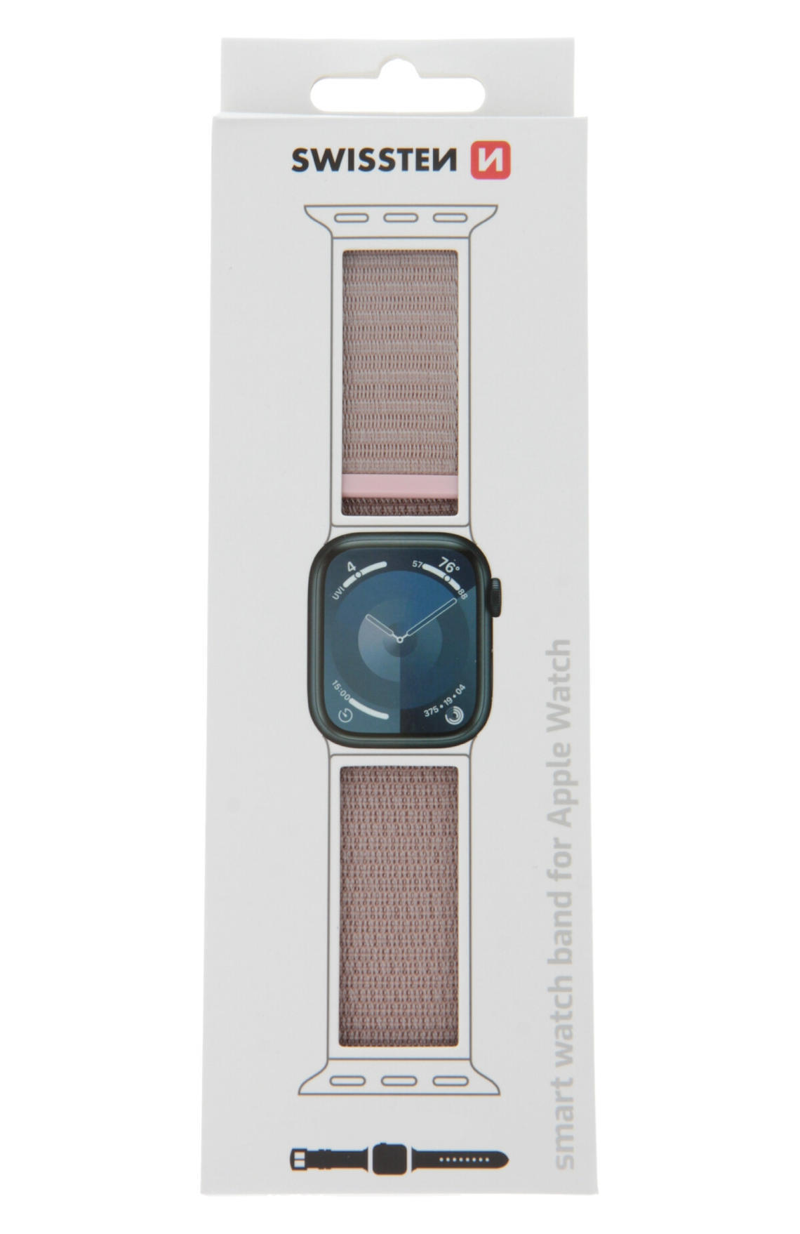 Pulseira Swissten Nylon Velcro Apple Watch 38-41mm rose gold 2/2