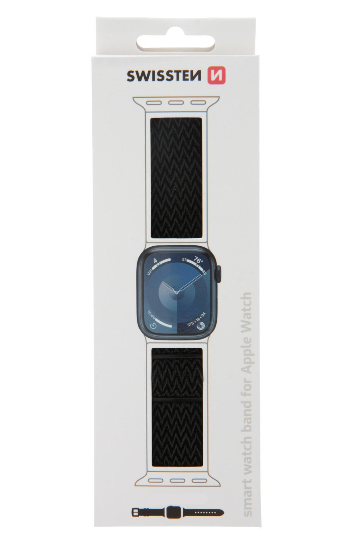 Pulseira Swissten Nylon BandApple Watch 42-49mm black 2/2