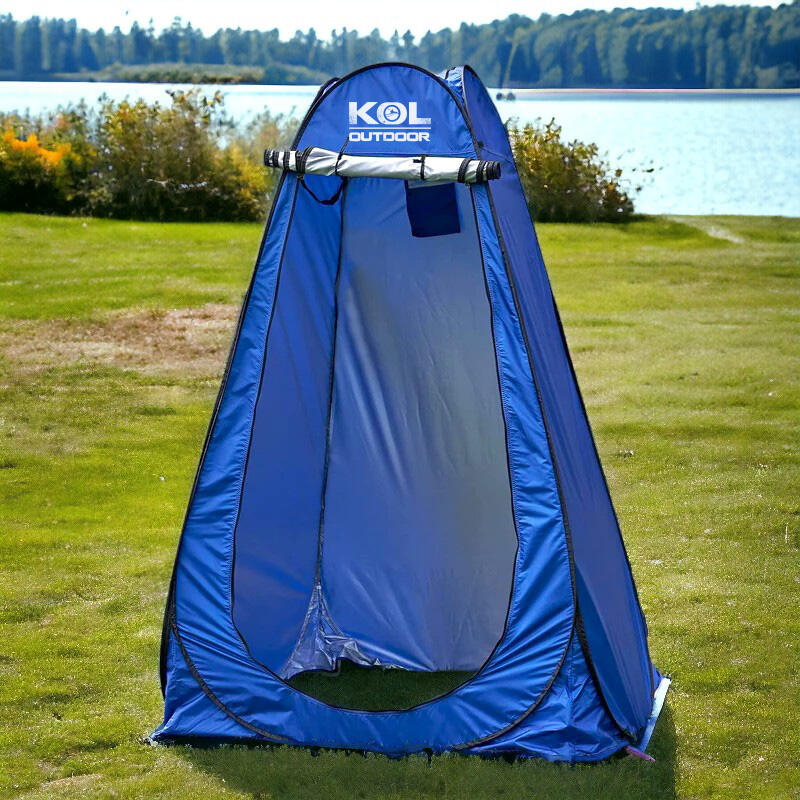 Tienda portátil ducha cambiador para playa, piscina, camping 120x120 cm. 4/7