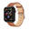 Pulseira Swissten Leather BandApple Watch 42-49mm brown/sv