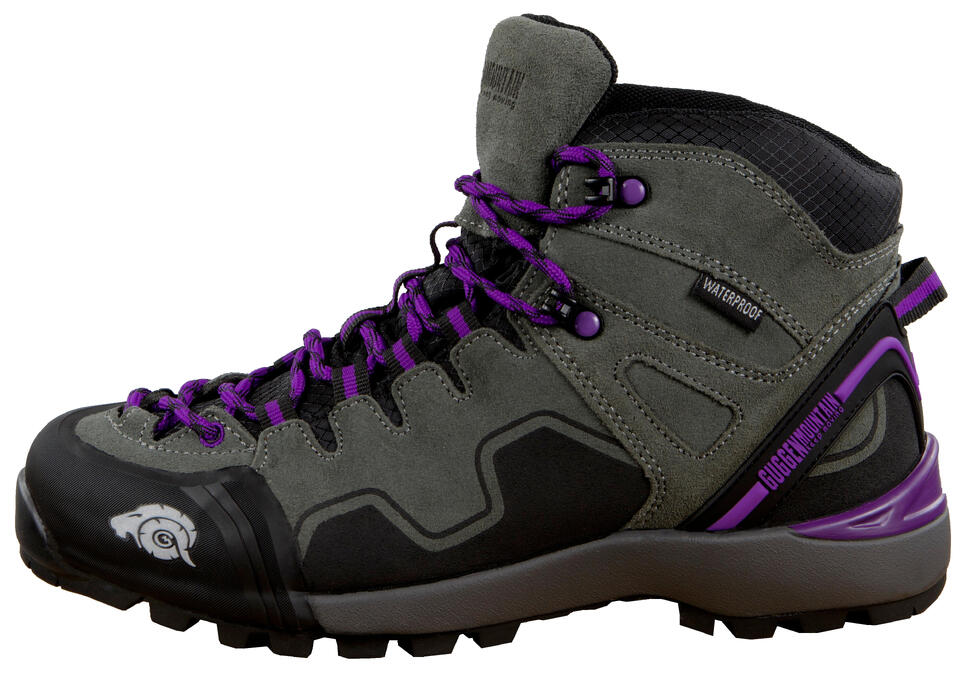 Damskie buty trekkingowe i turystyczne zamszowe