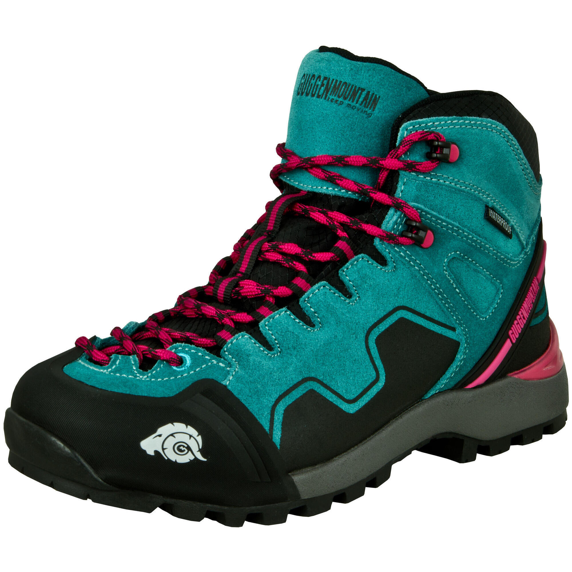 Guggen Mountain - Guggen Mountain Pm021 Bottes De Trekking Et De Randonnée Femme Daim - Chaussures De Sport - Bleu - 37 - Decathlon