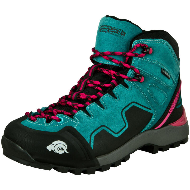 GUGGEN Mountain PM021 scarpone da trekking ed escursionismo da donna in pelle