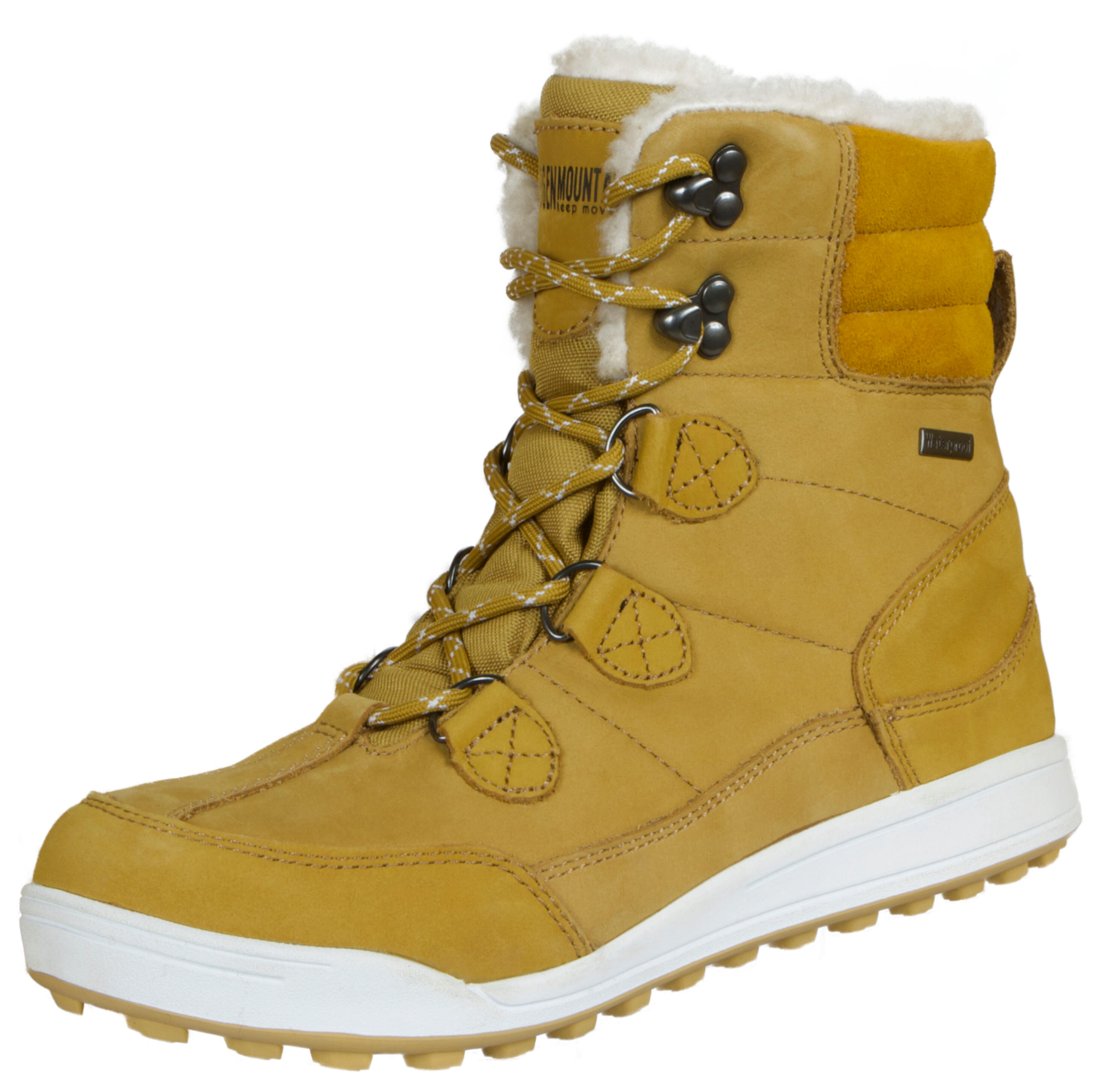 GUGGEN MOUNTAIN Guggen Mountain Winter Boots Lambskin Brown, Wool Lining, Waterproof