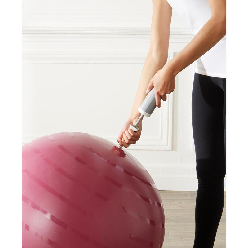 Segunda vida - Fitball Pelota Pilates Resistente Talla M - 65 cm Burdeos - BUENO