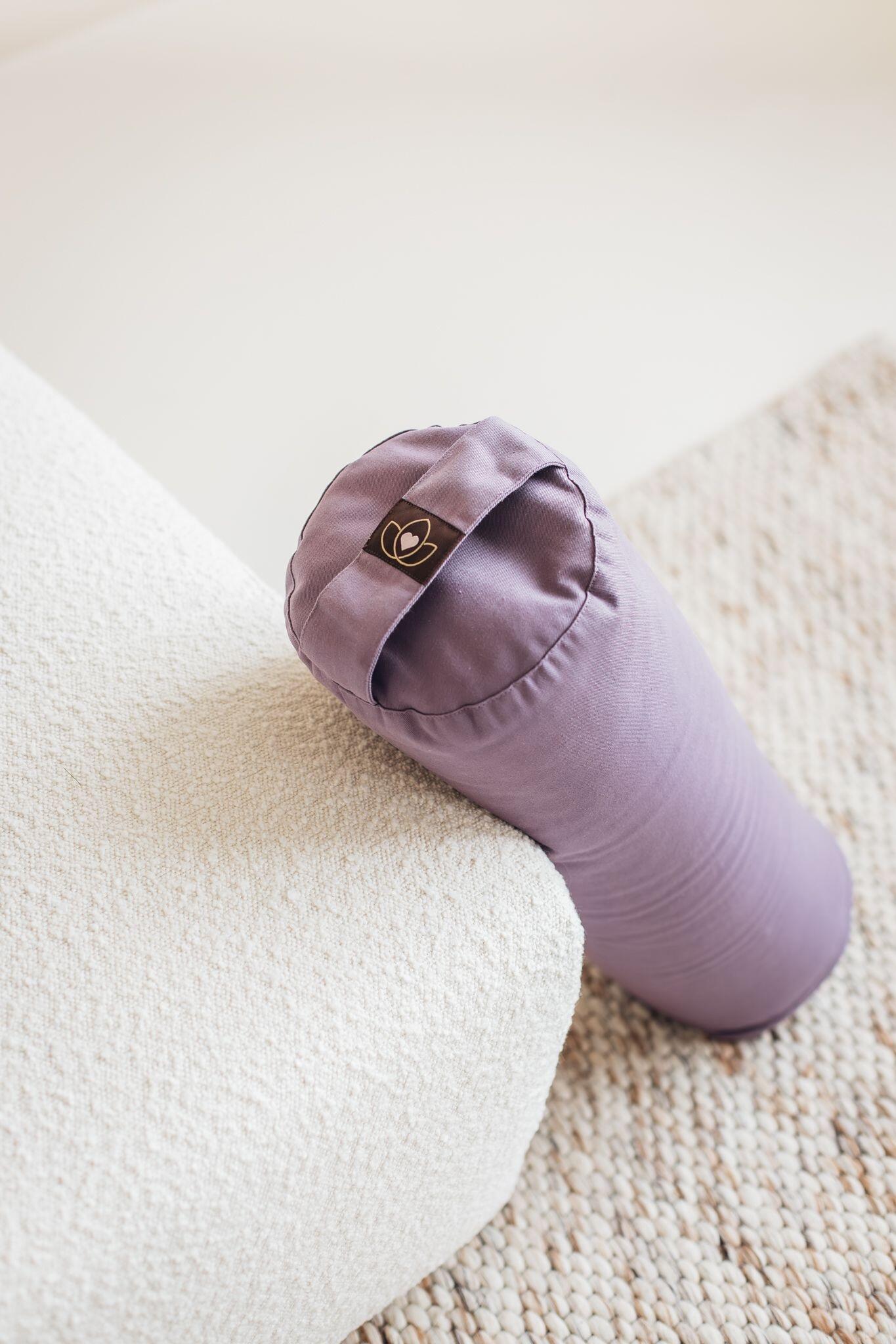 Lotus Bolster eco lavendel rond 5/5