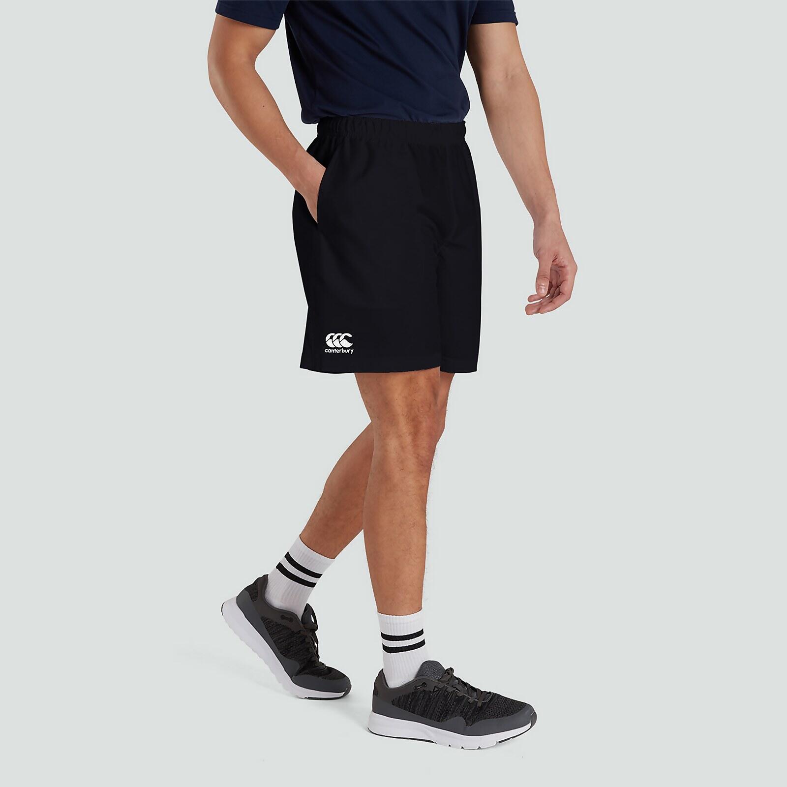 Short de rugby - hommes Adultes Noir 3/4