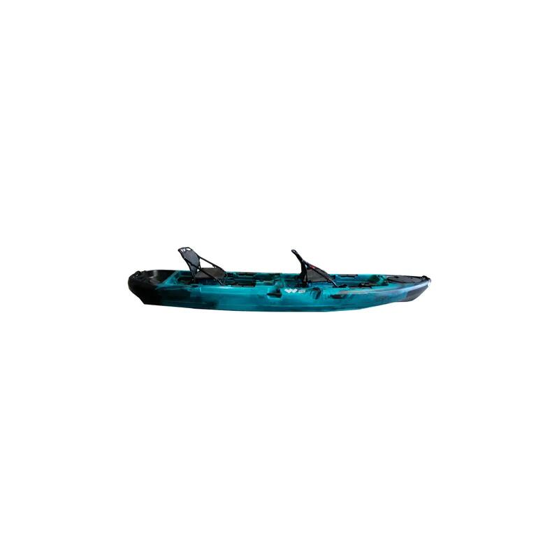 Kayak de Pesca Long Wave Kraken Tandem Doble Pedalera