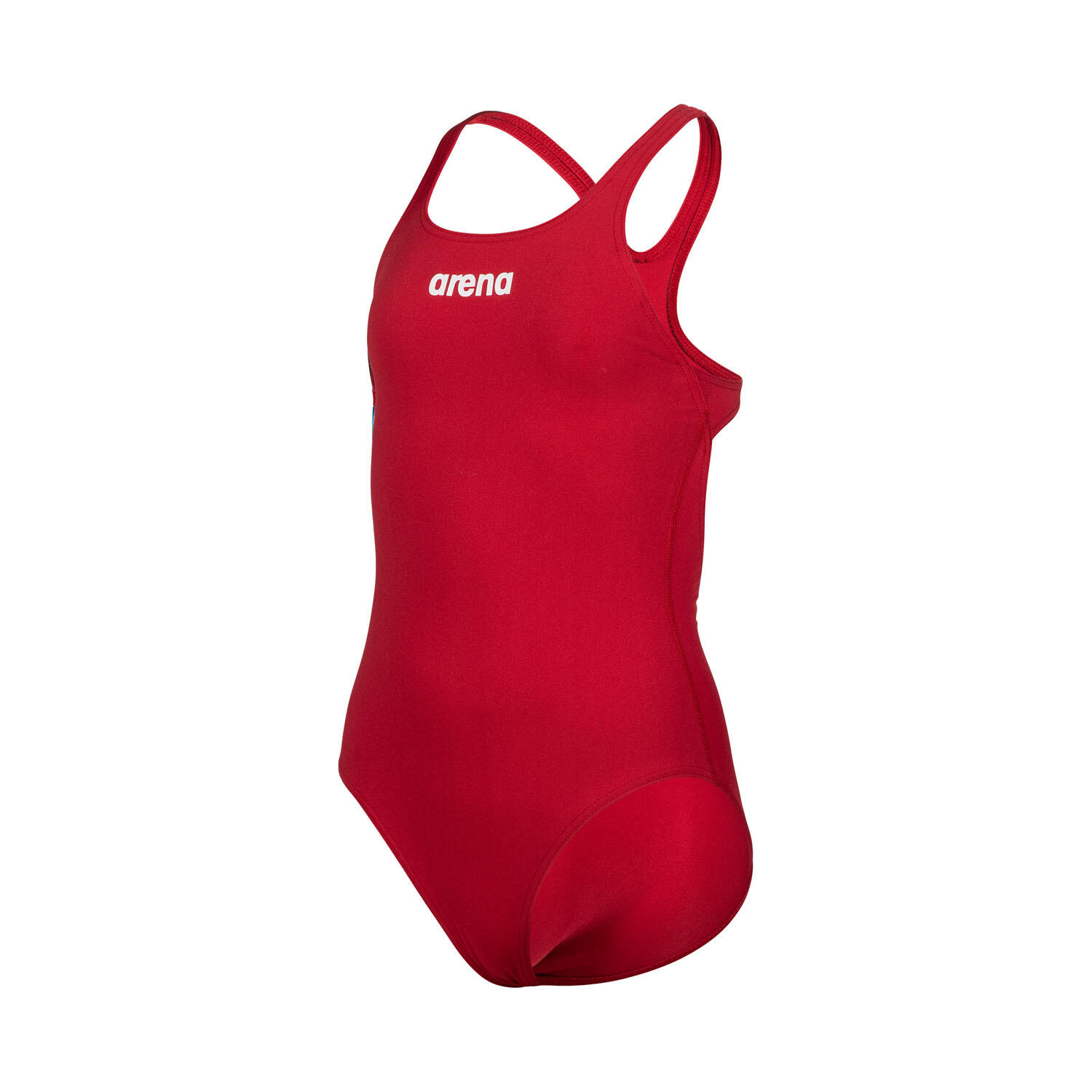 Arena - Maillot De Bain Une-pièce Fille - Team Swim Pro Solid - Maillot De Bain 1 Pièce - Blanc|rouge - 8-9 Ans - Decathlon