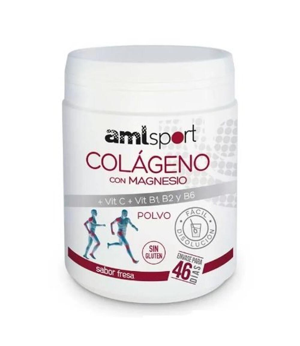 AMLSPORT Colagénio com Magnésio + Vitaminas C, B1, B2 e B6 AMLSport