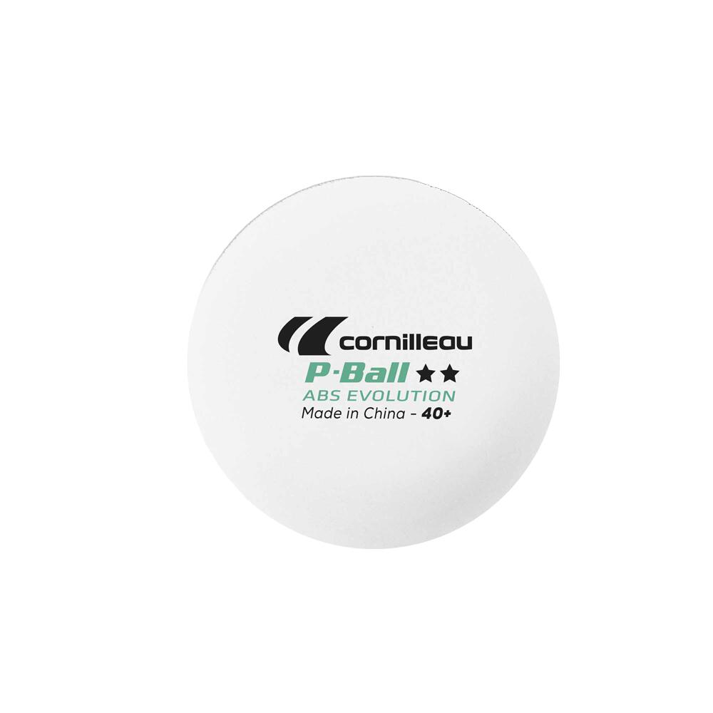 Ping-Pong ballen P-BALL ABS EVOLUTION 2** X6 2/5