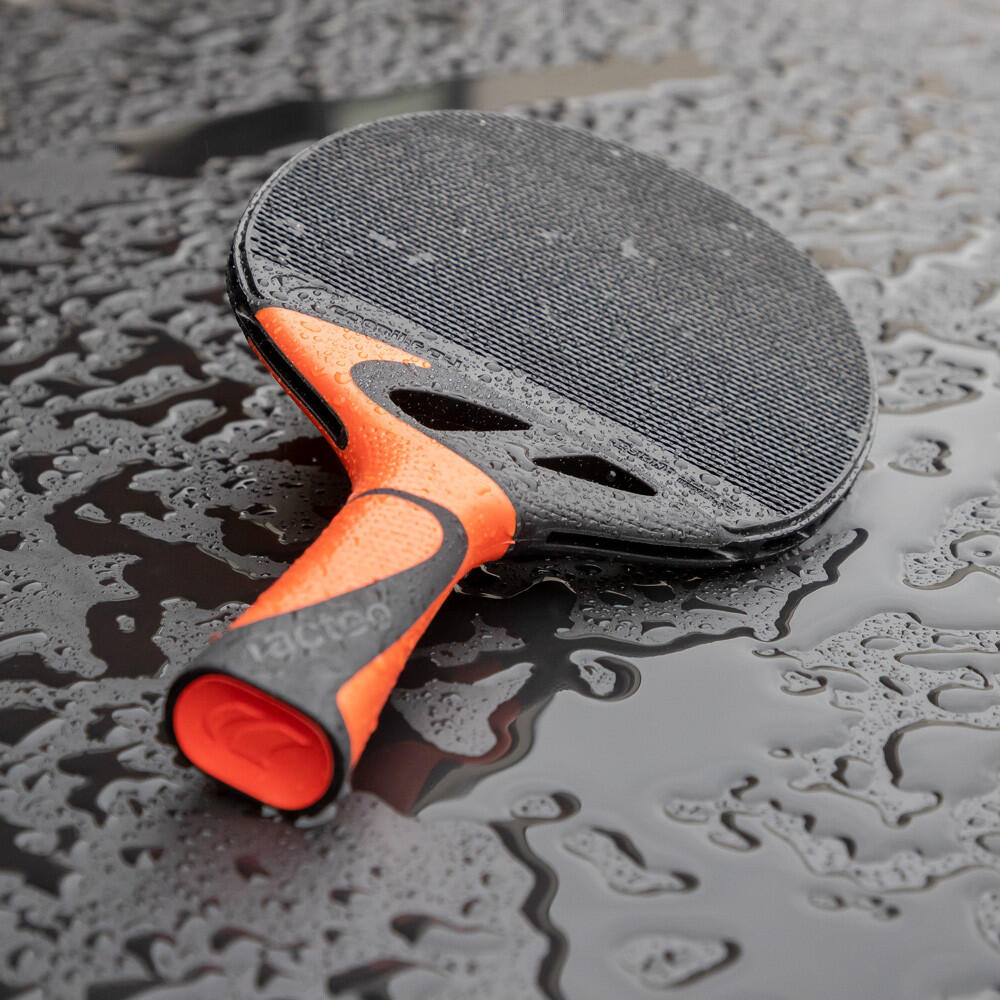 Raqueta de tenis de mesa para exterior Tacteo 50 naranja 2/7