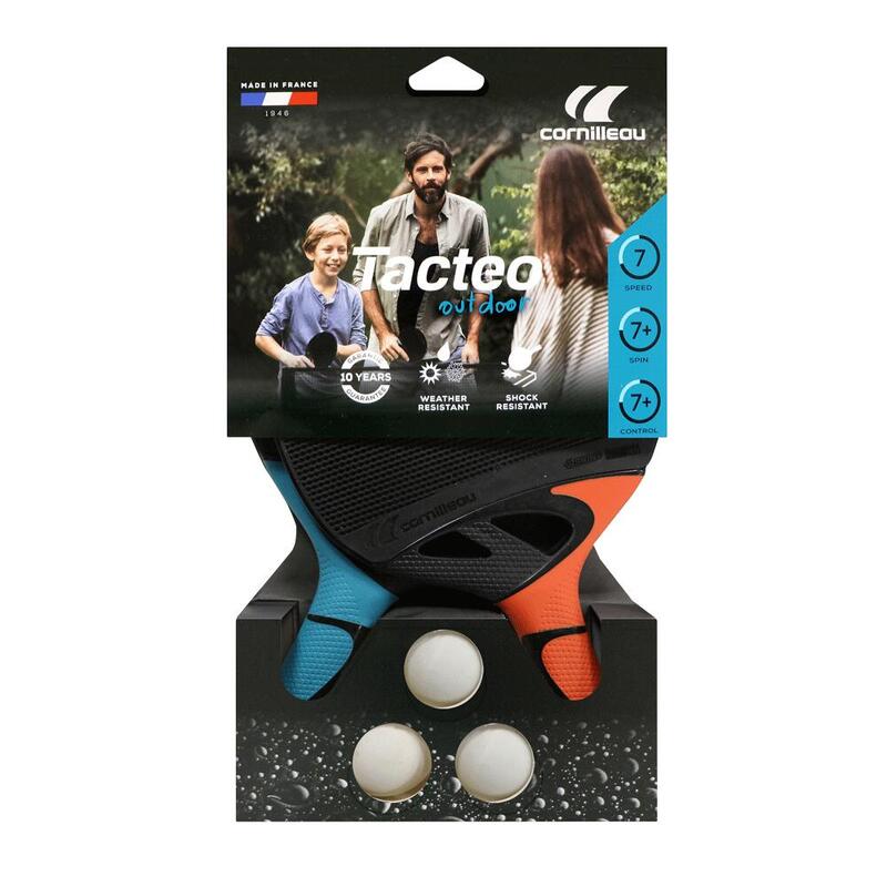 Confezione di racchette da tennis da tavolo Tacteo Pack Duo