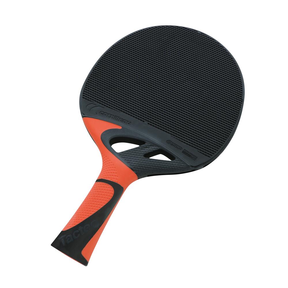 Raqueta de tenis de mesa para exterior Tacteo 50 naranja 4/7