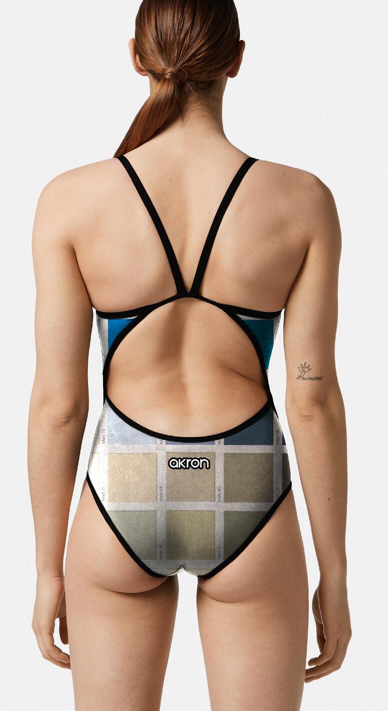Maillot de bain 1 pièce Akron Patty BUNT résistant chlore 2/3