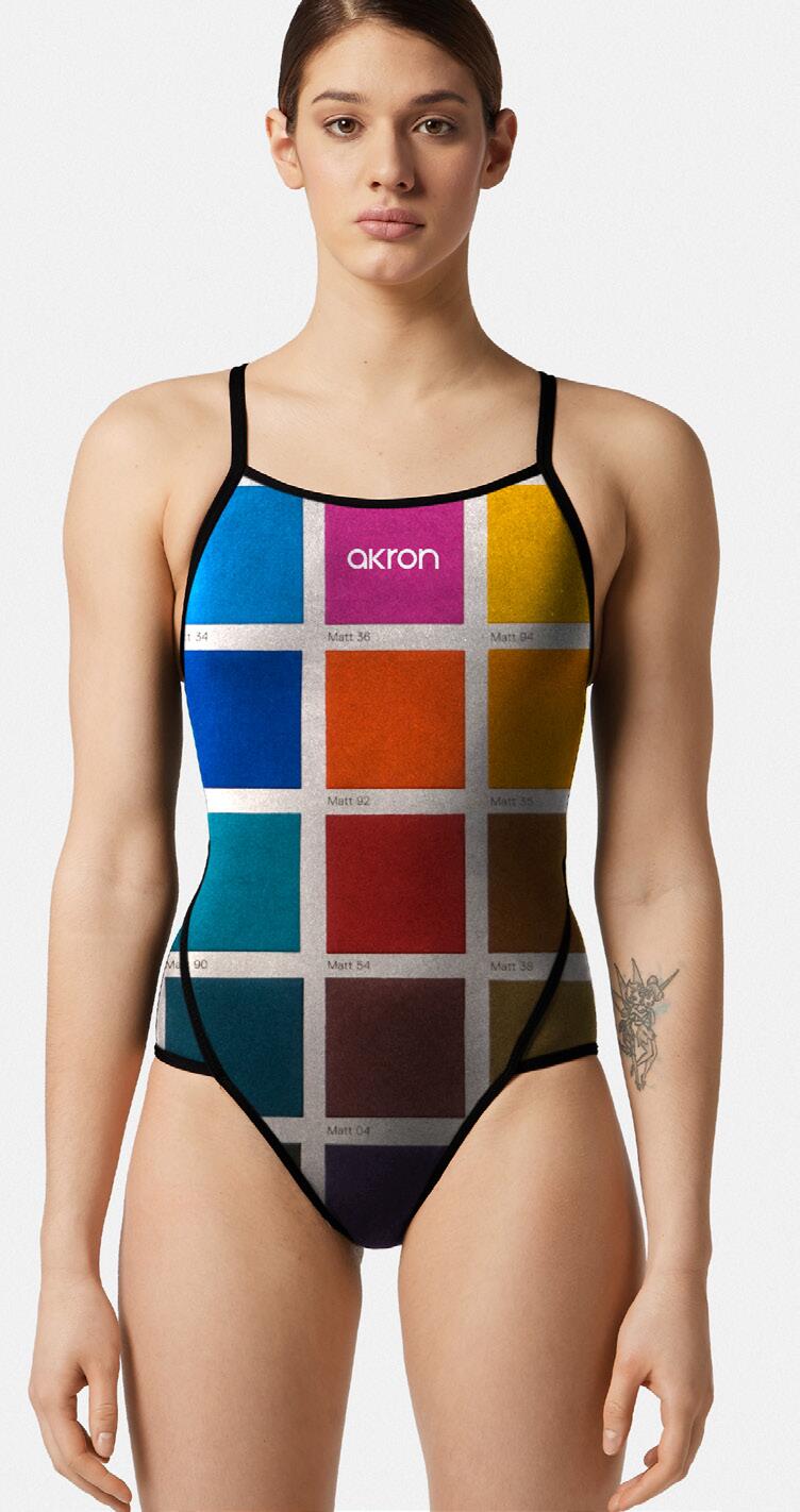 AKRON Akron Patty Women's One-Piece Swimsuit, Sport Cut - BUNT