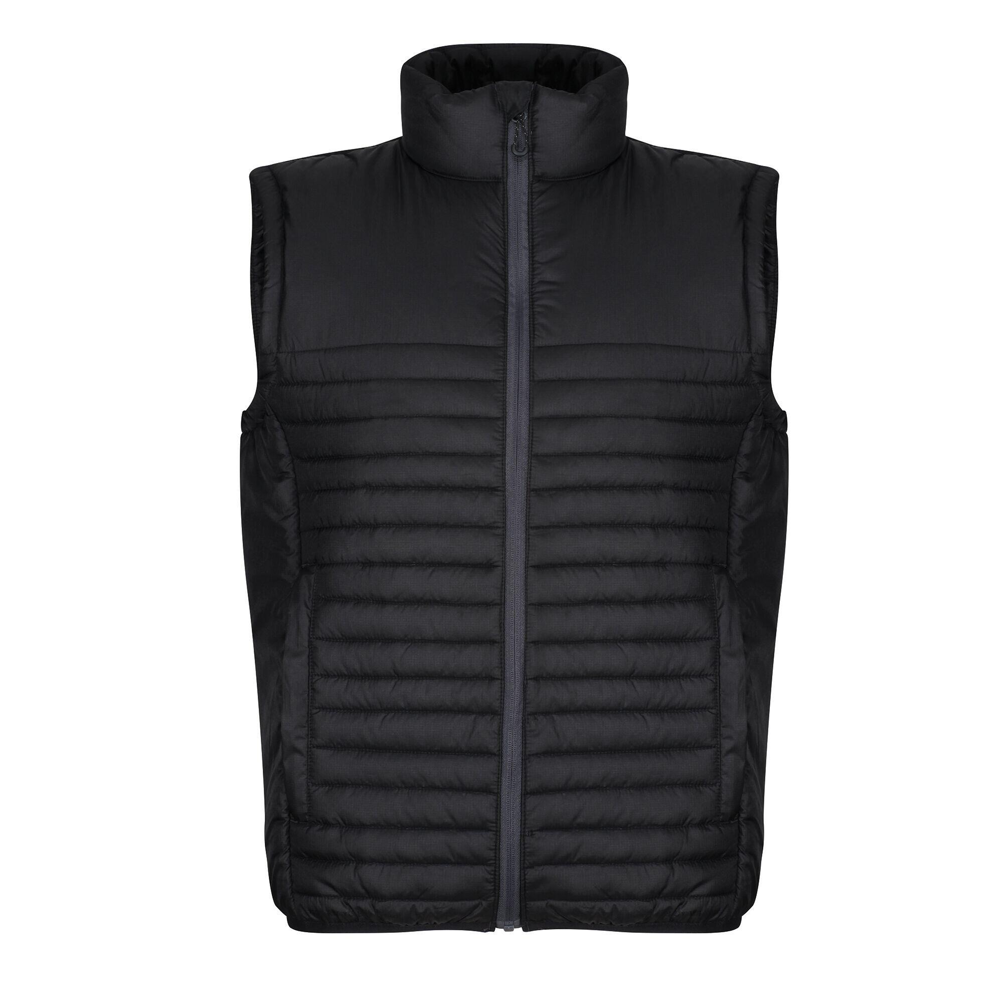 Men's HONESTLY MADE sleeveless jacket (Black)