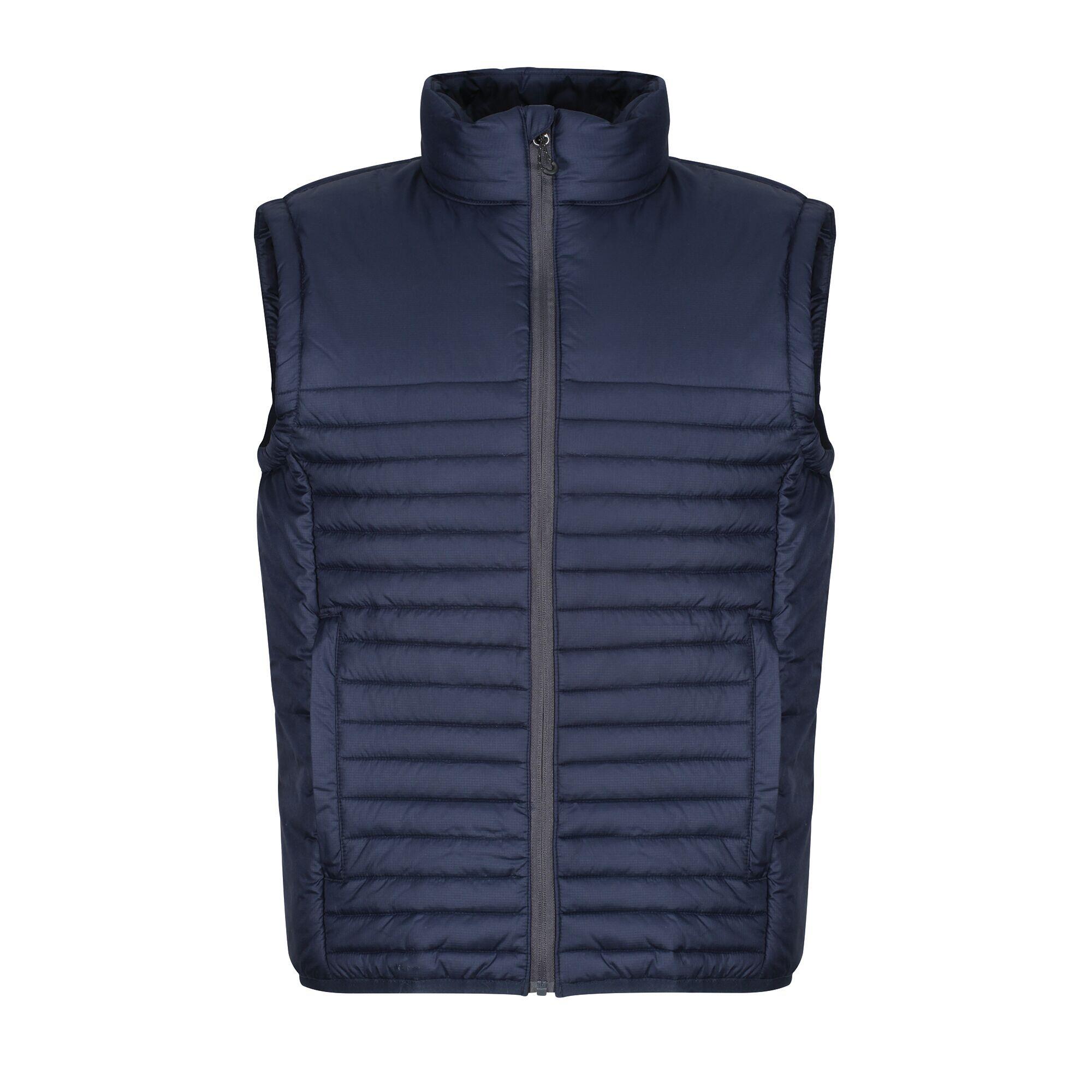 Men's HONESTLY MADE sleeveless jacket (Navy)