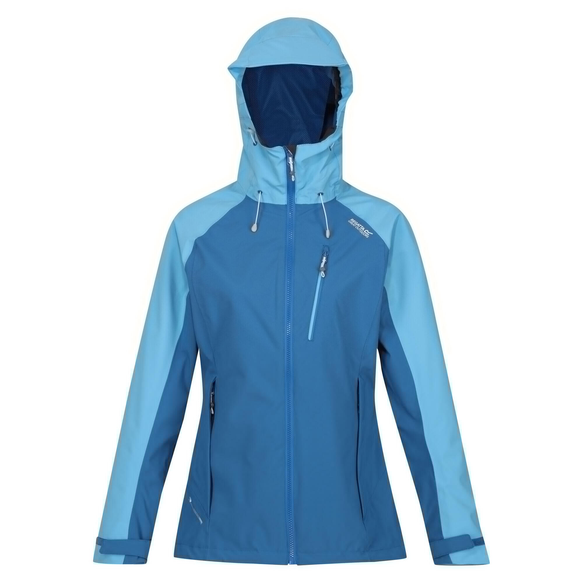 Women's BIRCHDALE waterproof jacket (Blue / Yellow)