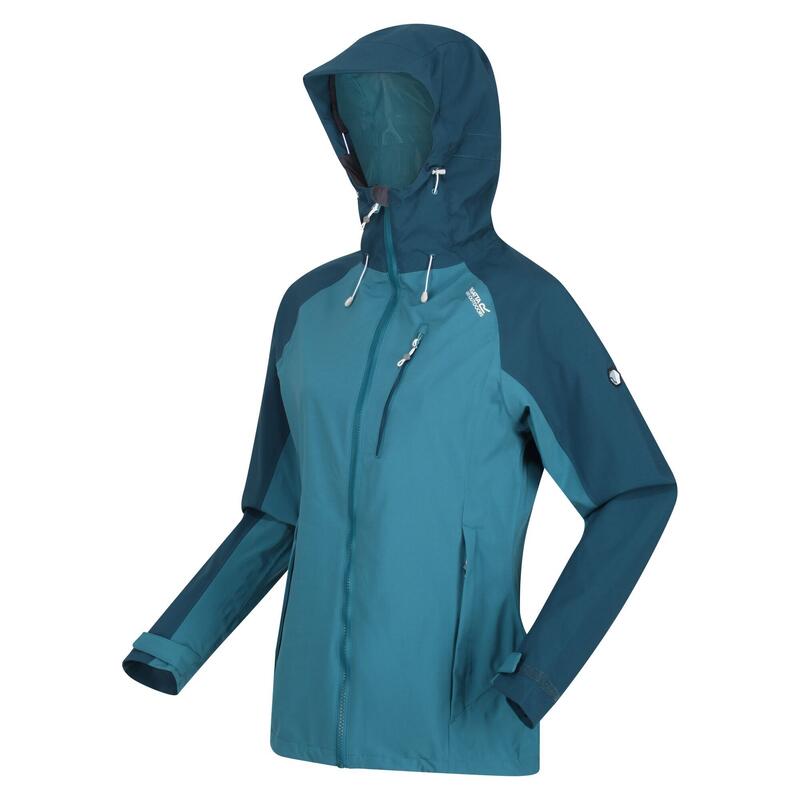 Veste imperméable BIRCHDALE Femme (Bleu sarcelle / Bleu sarcelle sombre)