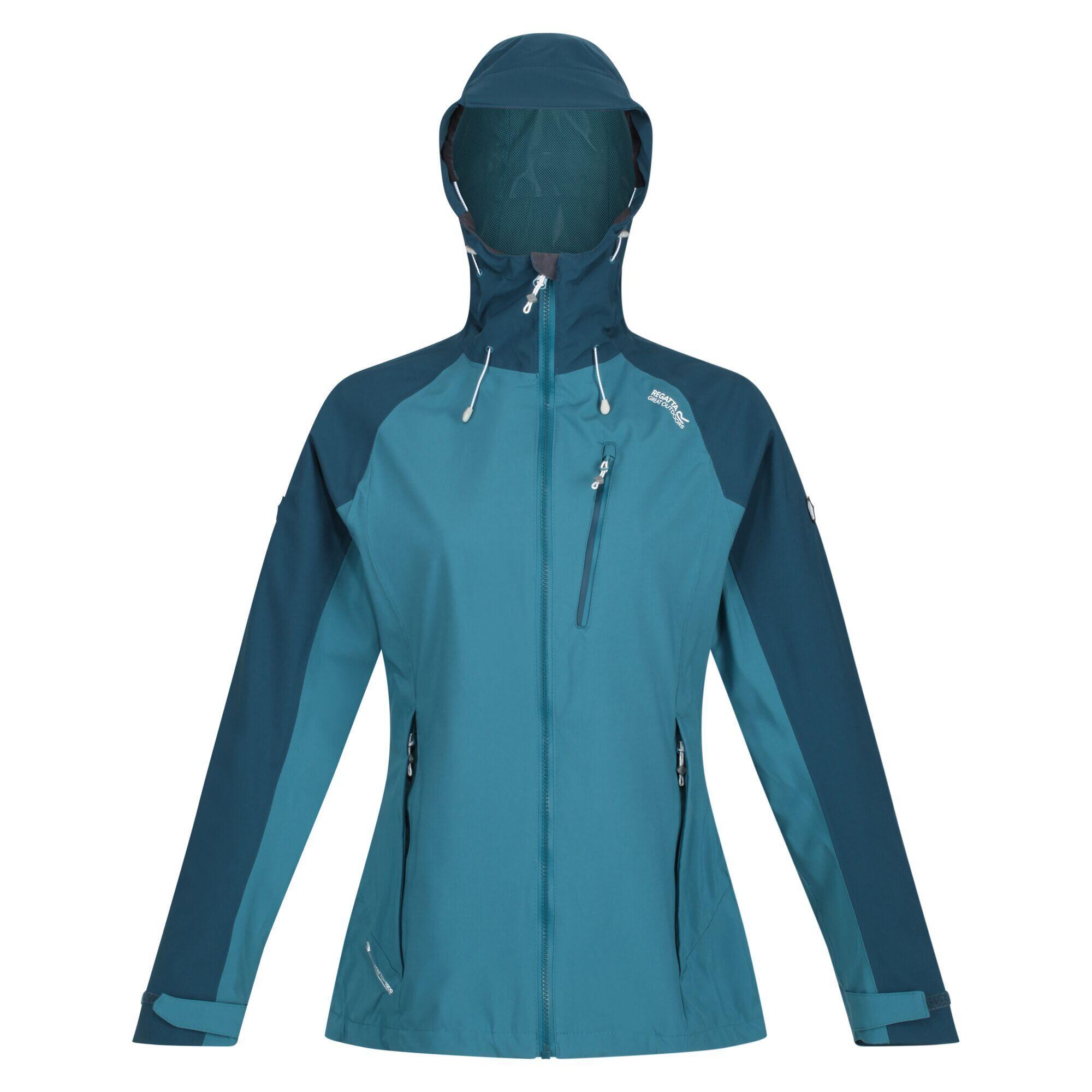 Women's BIRCHDALE waterproof jacket (Teal / Dark teal)