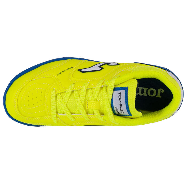 Zapatillas de Fútbol Sala Fútbol Niño Joma Top Flex, amarillo