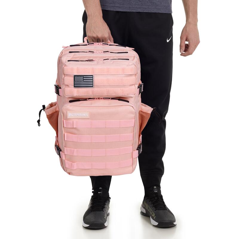 Vojenský taktický batoh ELITRAINX Food Compartment Pink Candy 45L pro sport