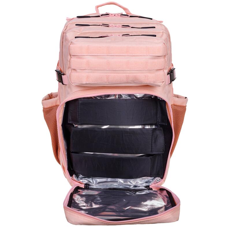 Vojenský taktický batoh ELITRAINX Food Compartment Pink Candy 45L pro sport