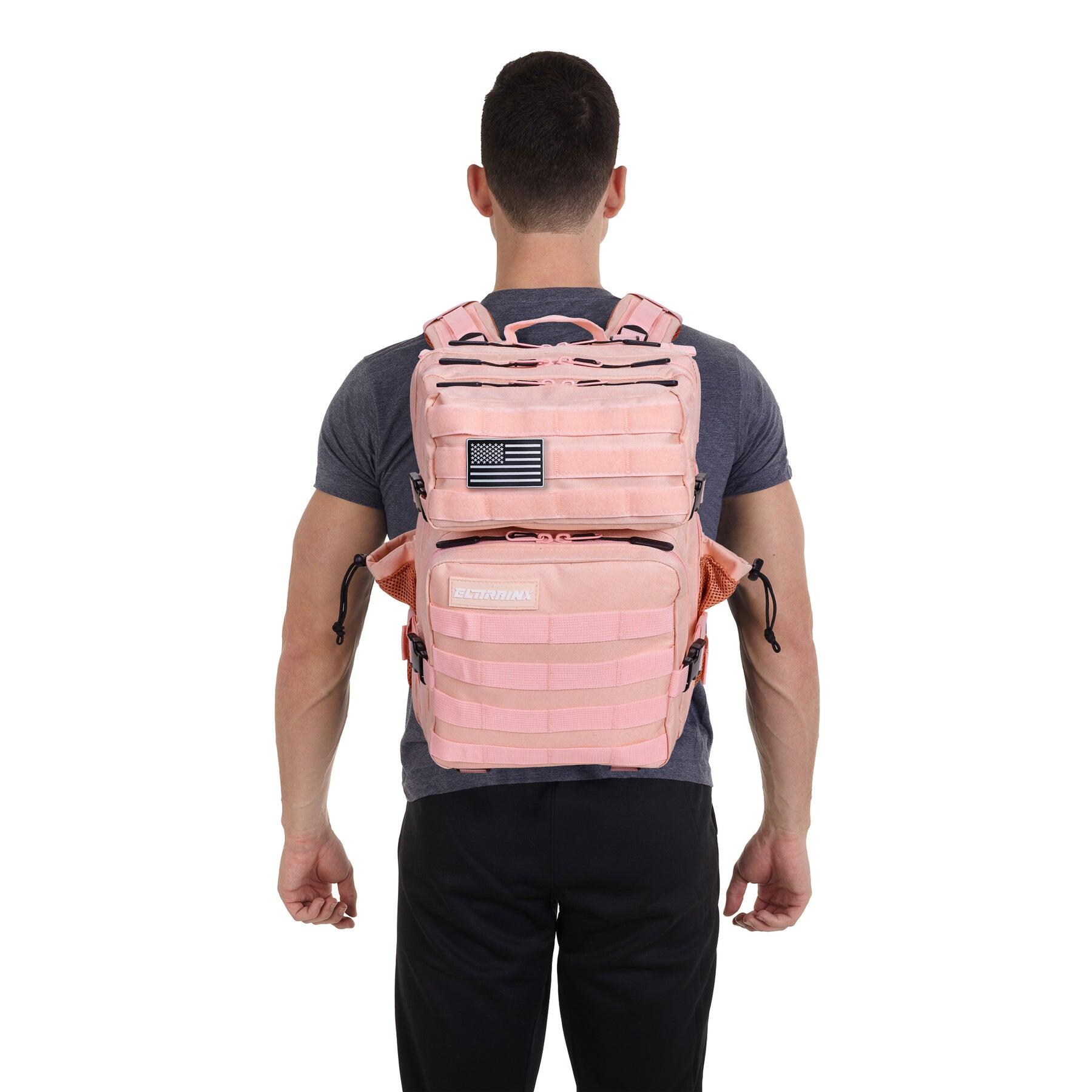 Militaire tactische rugzak ELITRAINX Voedselcompartiment Roze 45L voor sport 6/6